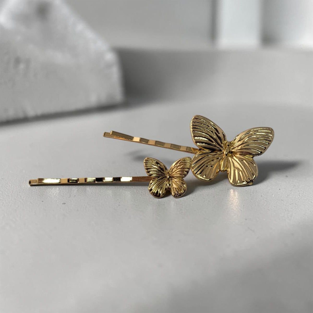Barette a cheveux papillon