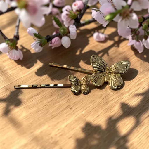 Barette a cheveux papillon