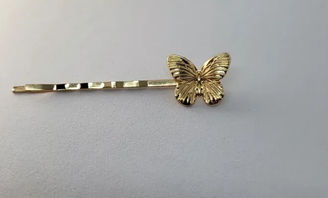 Barette a cheveux papillon petit